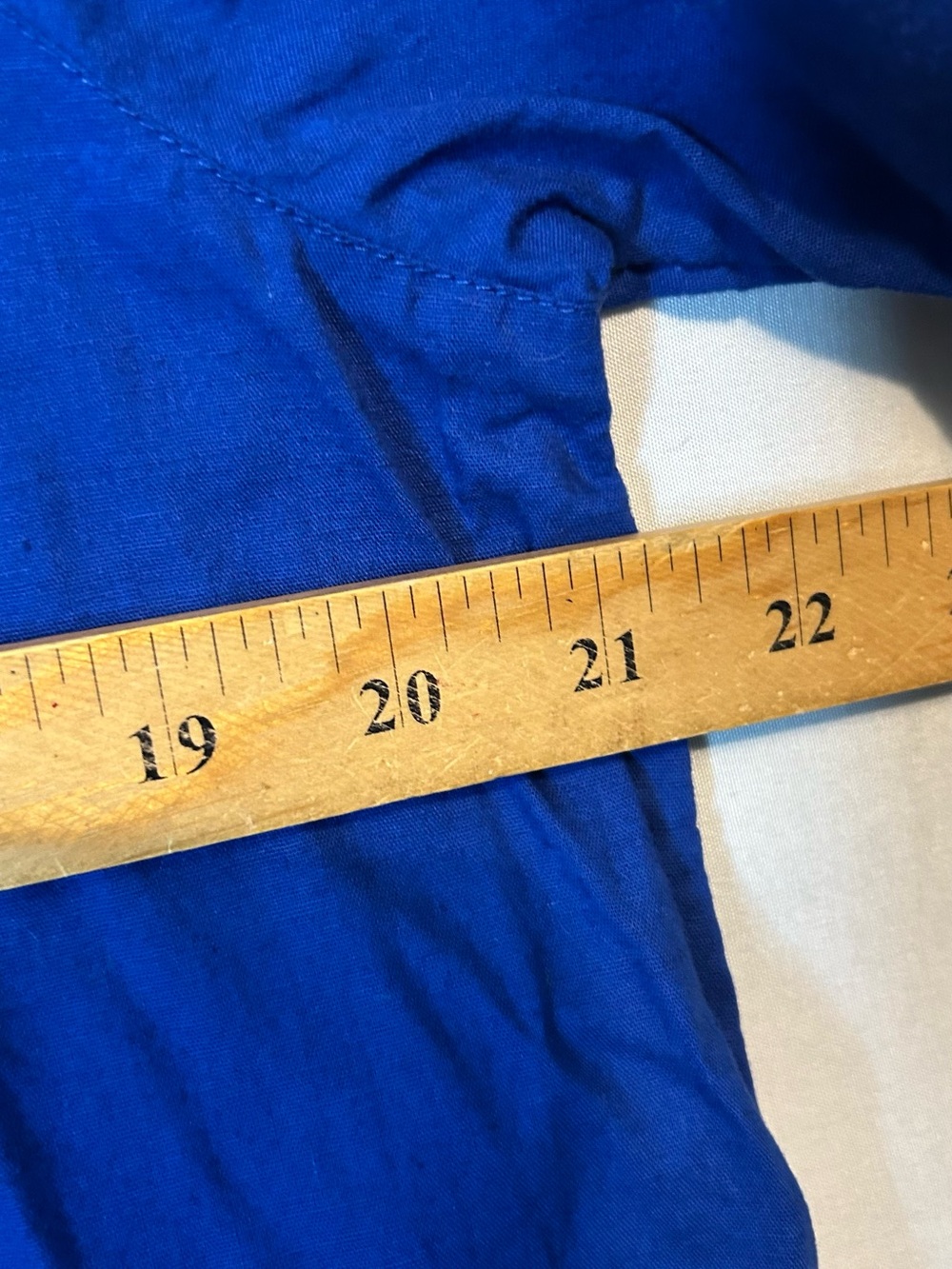 Gudrun Sjoden Women’s Medium Cotton Linen Blend Dress Shift Blue Minimalist 63 - Picture 6 of 7